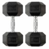 17.5kg Hex Dumbbells
