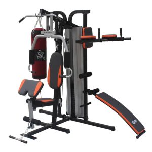 American Fitness 3-Station Multigym with Punching Bag