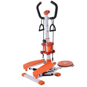 4-In-1 Standing Stepper with Twister, Dumbbell and Rope