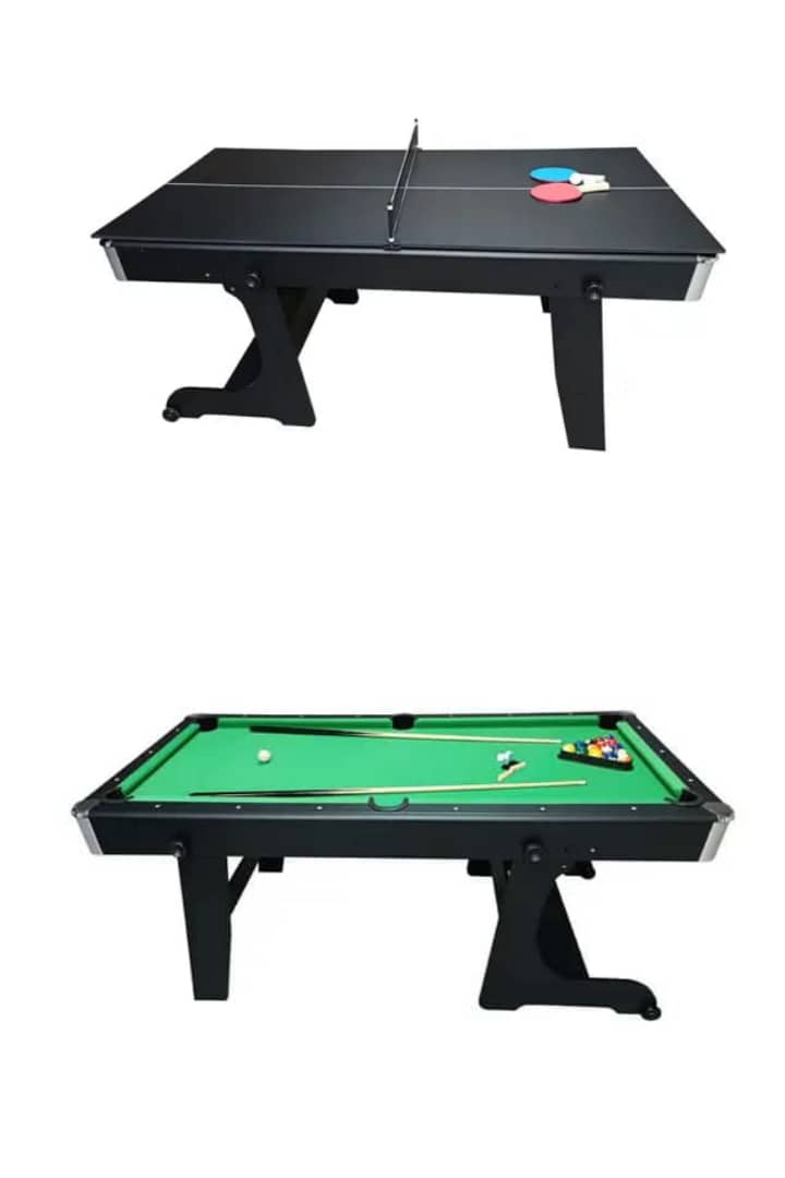 6Feet 2 in 1 Snooker/ Table Tennis Table