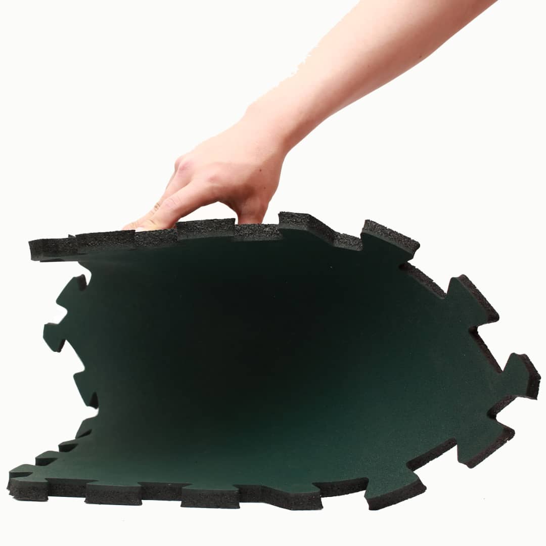 15mm Interlocking Rubber Floor Mat(black) - Image 2