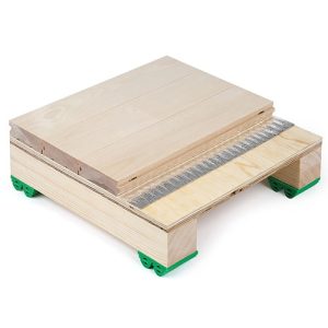 Hardwood Sports Floor Mat–The single-layer keel