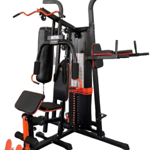 3-Station Multi-Gym with Punching Bag ∧ Sit-up Bench