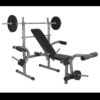 Weight Bench With 50kg Barbell
