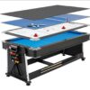 7Feet 4-n-1 Game Table [ snooker , table tennis , air hockey , and dining table