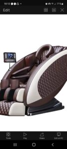 High level Executive Massage Chair with Head Massager