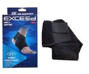 1Pcs Sport Ankle Support Brace Pad Protect Foot-Black