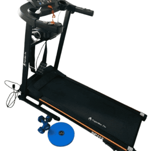 2HP SuperMax Pro Treadmill with Massager , Twister and Dumbbells