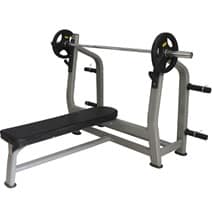 Olympic Flat Bench + Bar & 50kg Olympic Weight Plate