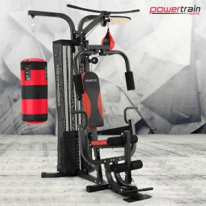 2-Station Multi-Gym with Punching Bag & Speed ball