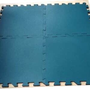 15mm Heavy Duty Interlocking Rubber Floor Mat (blue)