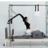 White Pilates Cadillac Reformer (Oak Wood)