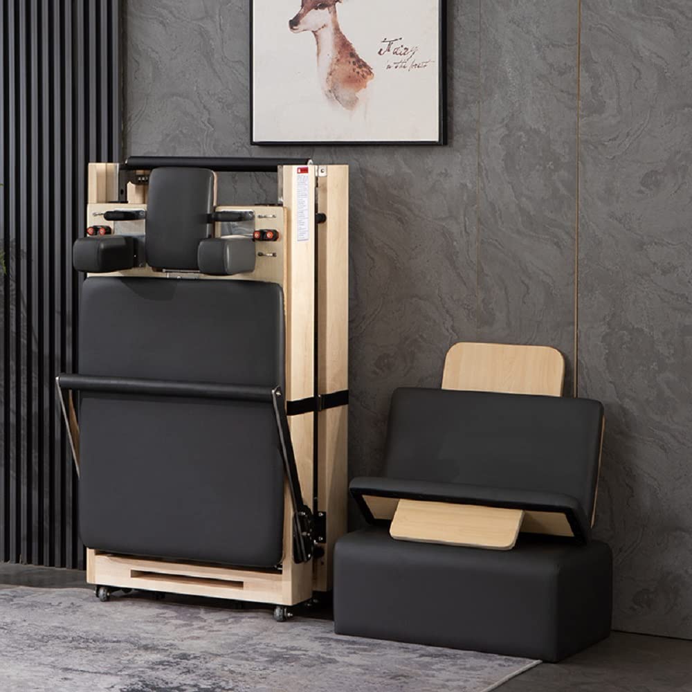 Foldable Pilates Reformer (Premium Beech Wood)